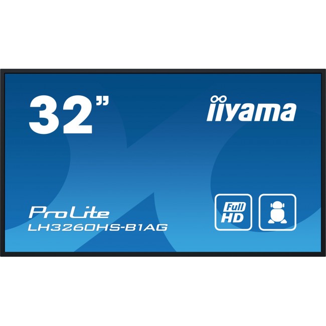 iiyama LH3260HS-B1AG Signage Display Digital A-board 80 cm (31.5 iiyama LH3260HS-B1AG Signage Display Digital A-board 80 cm (31.5
