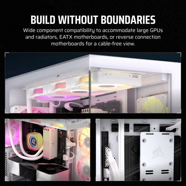 Corsair Midi Tower 3500X LXR LINK TG White Corsair Midi Tower 3500X LXR LINK TG White