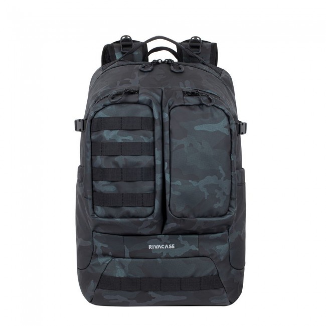Rivacase Sherwood backpack Rucksack Camouflage, Navy Polyester, Polyurethane