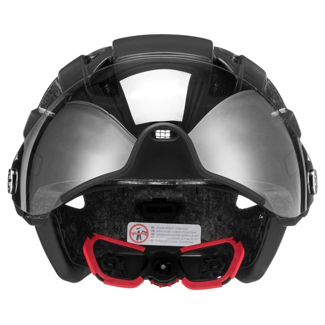 UVEX Finale visor bike helmet 56 61 cm, black matt