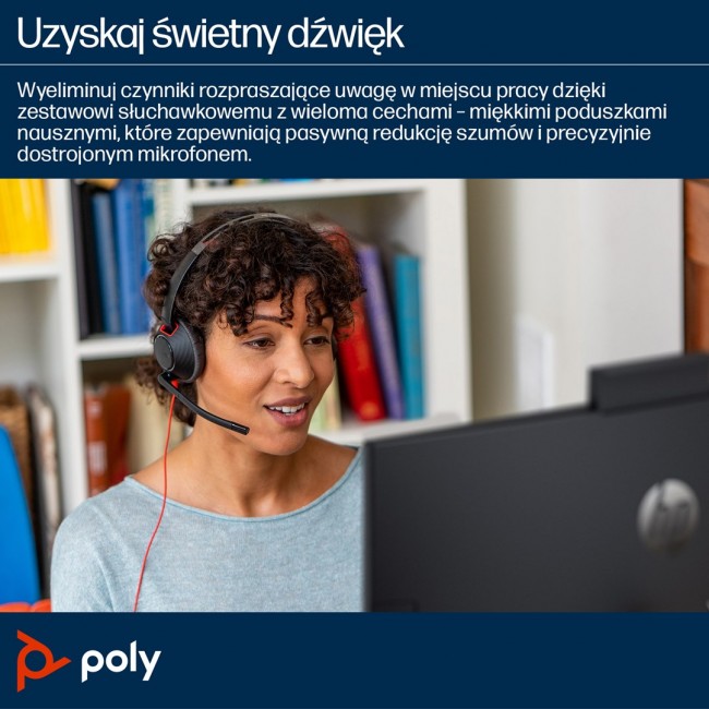 HP Poly Blackwire 5210 Monaural USB-C Headset +3.5mm Plug +USB-C/A Adapter (Bulk) HP Poly Blackwire 5210 Monaural USB-C Headset +3.5mm Plug +USB-C/A Adapter (Bulk)