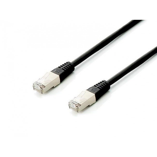 Equip Cat.6A Platinum S/FTP Patch Cable, Black, 0.5m, 10pcs/set