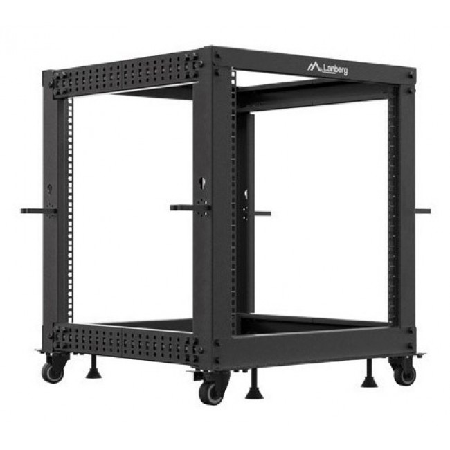 Lanberg OR01-6112-B rack cabinet 12U Freestanding rack Black