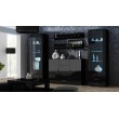Cama set of two shelves 125cm SOHO black matte