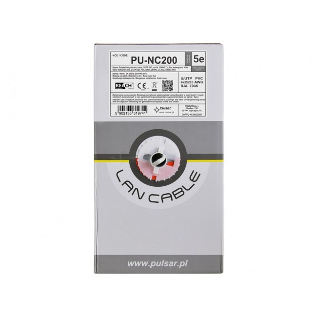 PU-NC200 U/UTP Twisted Pair, cat 5e, 25AWG, PU-NC200 U/UTP Twisted Pair, cat 5e, 25AWG,
