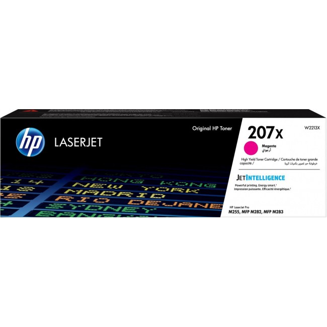 HP 207X High Yield Magenta Original LaserJet Toner Cartridge HP 207X High Yield Magenta Original LaserJet Toner Cartridge