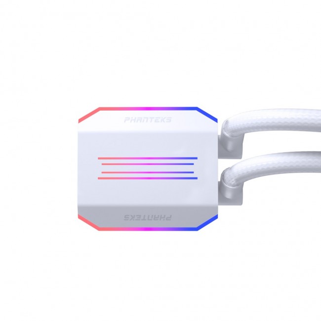 Phanteks Glacier One 240D30 DRGB Processor All-in-one liquid cooler 12 cm White 1 pc(s) Phanteks Glacier One 240D30 DRGB Processor All-in-one liquid cooler 12 cm White 1 pc(s)