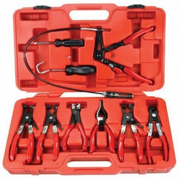 PLIERS FOR SELF-LOCKING BANDS 9pcs. /SILVER