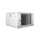 Lanberg wall-mounted installation rack cabinet 19'' 6U 600x600mm gray (glass door) Lanberg wall-mounted installation rack cabinet 19'' 6U 600x600mm gray (glass door)