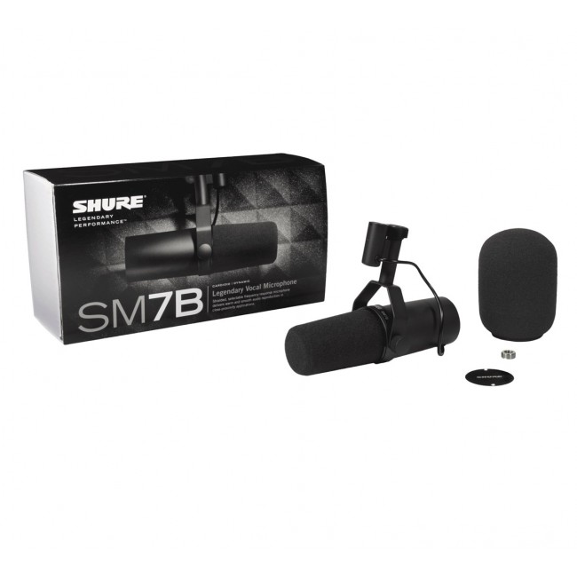 Shure SM7B microphone Black Studio microphone Shure SM7B microphone Black Studio microphone