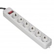 Gembird SPG6-B-10C Surge protector, 6 Schuko sockets, 3m, grey Gembird SPG6-B-10C Surge protector, 6 Schuko sockets, 3m, grey
