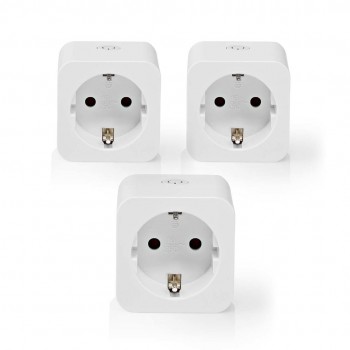 Nedis WIFIP121FWT3 smart plug 3680 W Home White
