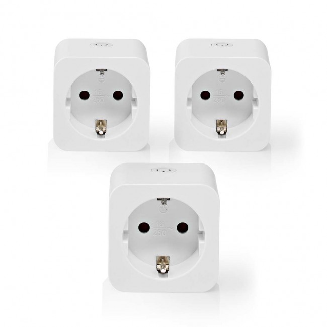 Nedis WIFIP121FWT3 smart plug 3680 W Home White
