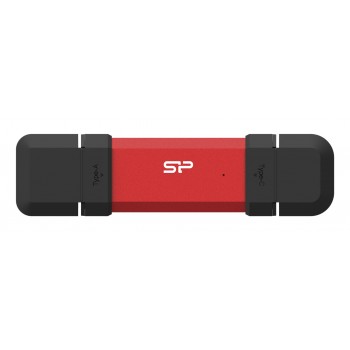Silicon Power DS72 USB flash drive 250 GB USB Type-A / USB Type-C 3.2 Gen 2 (3.1 Gen 2) Red