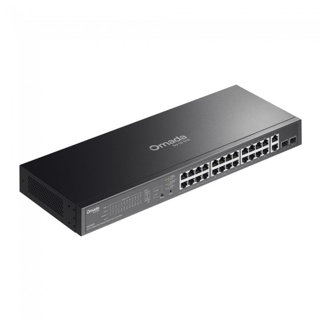 TP-Link ES228GP network switch Managed L2 Gigabit Ethernet (10/100/1000) Power over Ethernet (PoE) Black TP-Link ES228GP network switch Managed L2 Gigabit Ethernet (10/100/1000) Power over Ethernet (PoE) Black