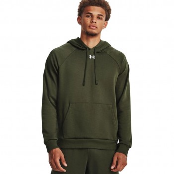 Under Armour Rival Fleece Hoodie Olive 1379757 390 S