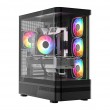MODECOM Volcano Volcano AQ100 ARGB Midi Black