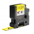 DYMO Rhino Industrial Heat-Shrink Cable Label Tubes | 19 mm x 1.5 m | Black Print on Yellow | for Rhino Label Makers