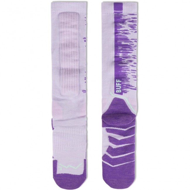 BUFF Merino HW Over The Calf Socks HWO2, Lilac L