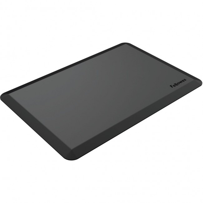 Fellowes Anti Fatigue Mat - Everyday Ergonomic Sit Stand Desk Mat for Use in Work or the Home Environment - H1.91 x W91.44 x D60.96cm - Black Fellowes Anti Fatigue Mat - Everyday Ergonomic Sit Stand Desk Mat for Use in Work or the Home Environment - H1.91 x W91.44 x D60.96cm - Black