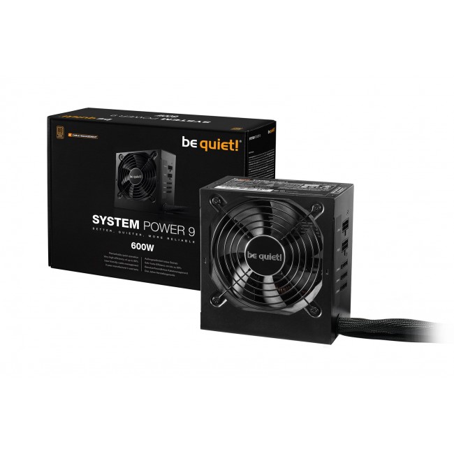 be quiet! System Power 9 | 600W CM power supply unit ATX Black