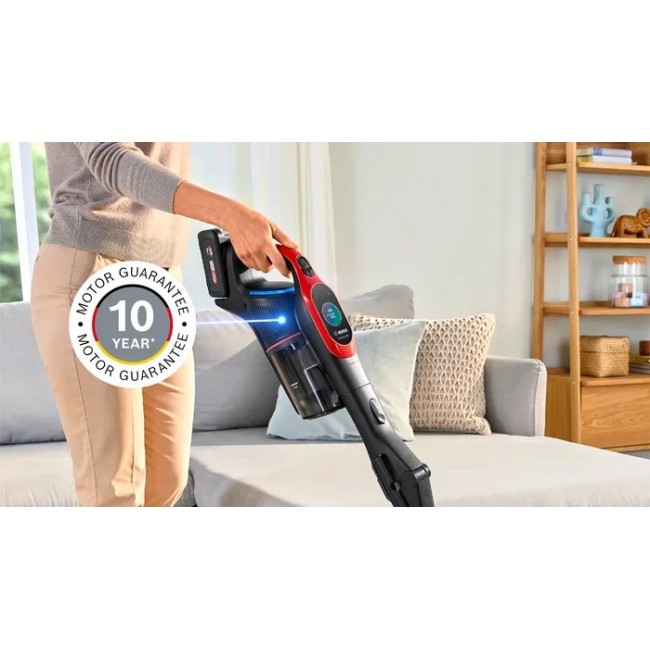 Bosch BCS1041PET stick vacuum/electric broom Battery Dry HEPA Bagless 0.4 L 23.5 W Black, Red 4 Ah Bosch BCS1041PET stick vacuum/electric broom Battery Dry HEPA Bagless 0.4 L 23.5 W Black, Red 4 Ah