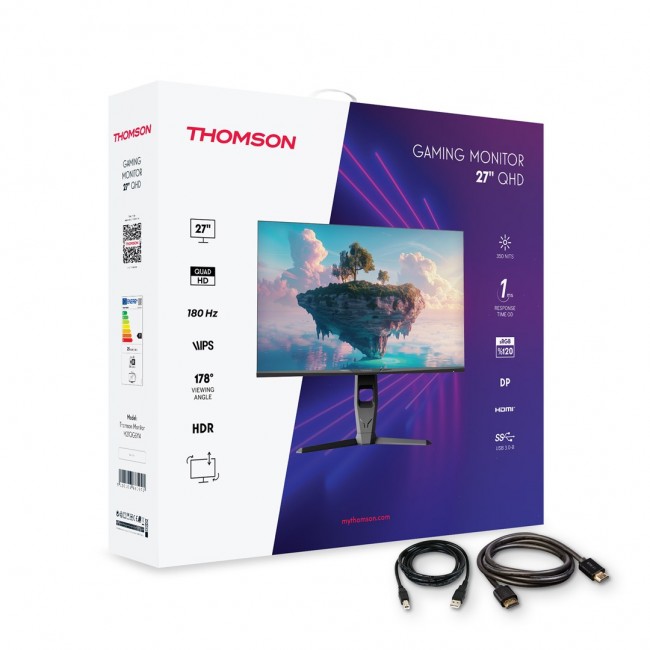 Thomson M27QG5Y14 computer monitor 68.6 cm (27 Thomson M27QG5Y14 computer monitor 68.6 cm (27
