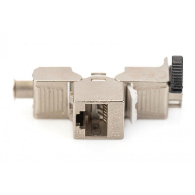 Digitus CAT 6A Keystone module, shielded with intelligent cable manager