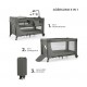 KinderKraft travel cot JOY 2 DARK GREY KinderKraft travel cot JOY 2 DARK GREY