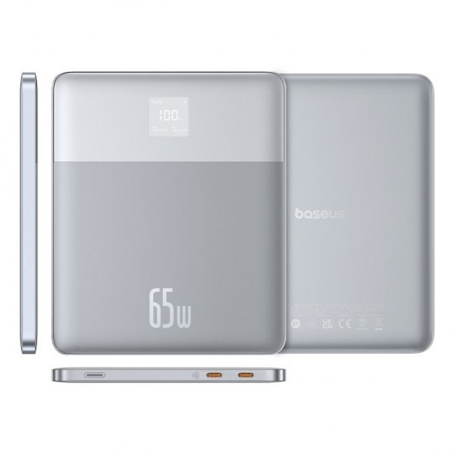 Baseus Blade2 - 12,000 mAh power bank (grey) Baseus Blade2 - 12,000 mAh power bank (grey)