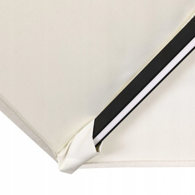 Extralink BLACK FOREST PARASOL OGRODOWY NA WYSIEGNIKU 3M DUZY BEZOWY L-0713