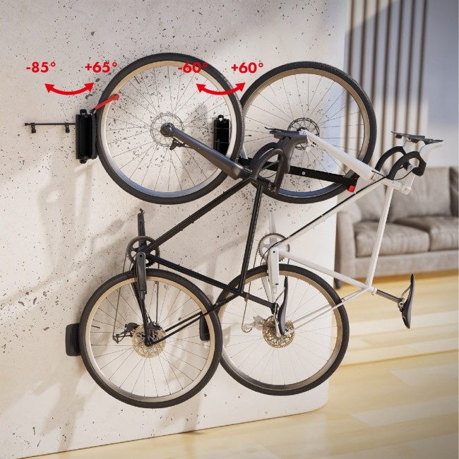 Maclean wall mounted bicycle holder stand, 35kg max, MC-499 Maclean wall mounted bicycle holder stand, 35kg max, MC-499