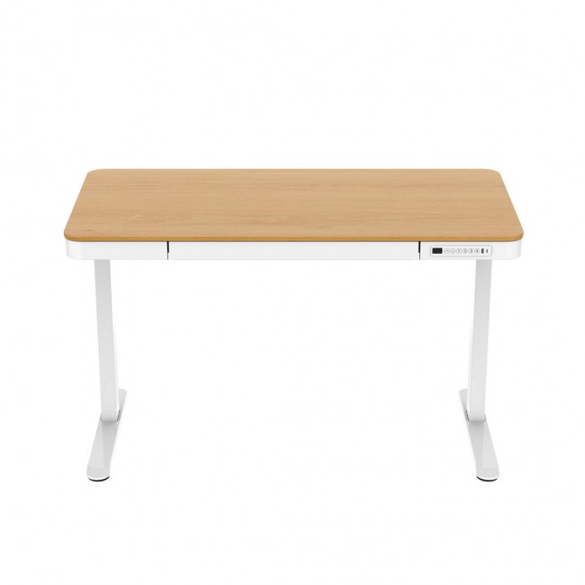 Activejet desk with electric height adjustment 140x70 ET119W-C white/oak