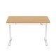 Activejet desk with electric height adjustment 140x70 ET119W-C white/oak