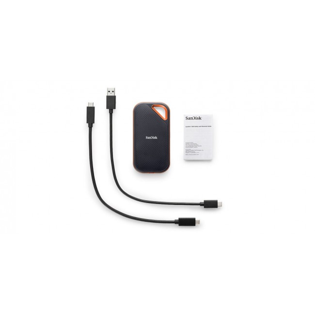 SanDisk Extreme PRO 4 TB USB Type-C 3.2 Gen 2 (3.1 Gen 2) Black, Orange