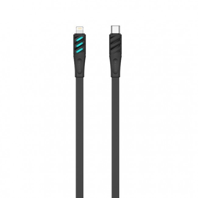 Havit CB6255 - USB charging cable type C to Lightning, 1 m (black)