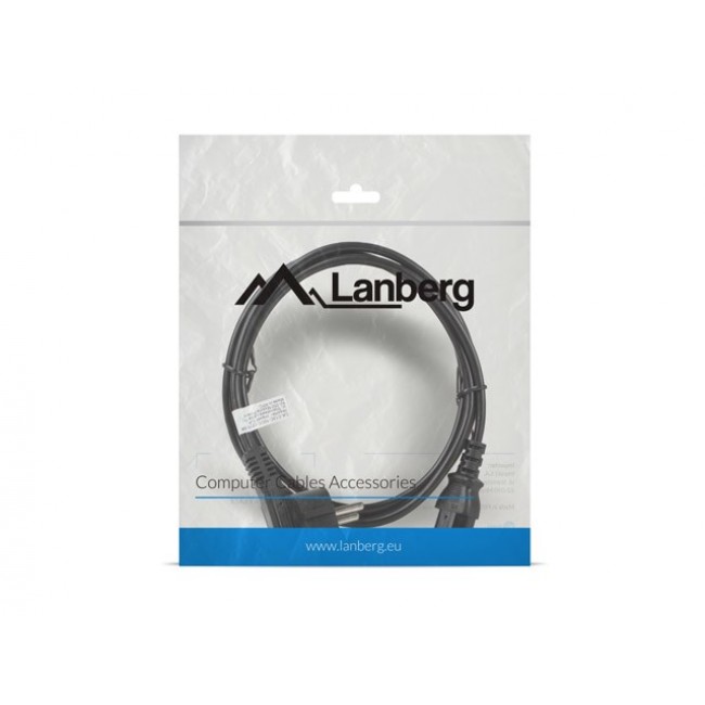 Lanberg CA-C13C-10CC-0018-BK power cable Black 1.8 m C13 coupler CEE7/7 Lanberg CA-C13C-10CC-0018-BK power cable Black 1.8 m C13 coupler CEE7/7