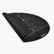 Arozzi Zona Round Floor Pad Black, Marble colour Microfibre, Rubber