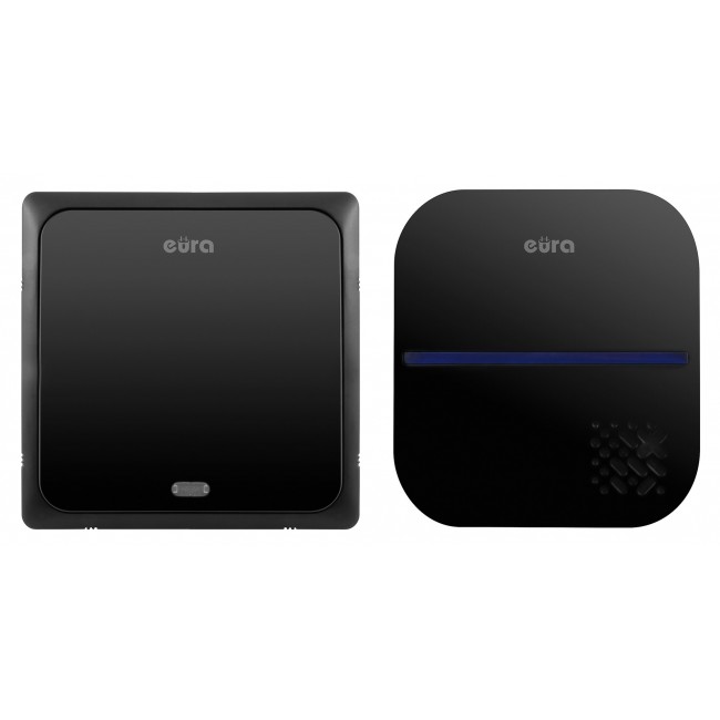 WIRELESS DOORBELL ''EURA'' WDP-84H2 ''BLUES'' battery-free BLACK WIRELESS DOORBELL ''EURA'' WDP-84H2 ''BLUES'' battery-free BLACK