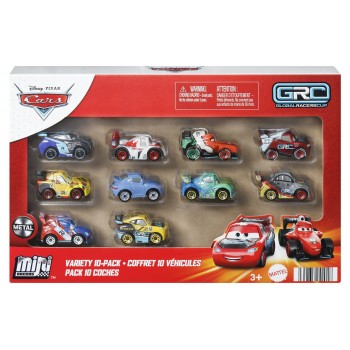 Disney Pixar Cars Mini Racers Variety 10-Pack