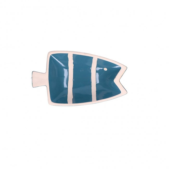 RITUALI DOMESTICI PELAGICOILLOGICO Fish plate blue 23 x 14 x 4.5 cm RITUALI DOMESTICI PELAGICOILLOGICO Fish plate blue 23 x 14 x 4.5 cm