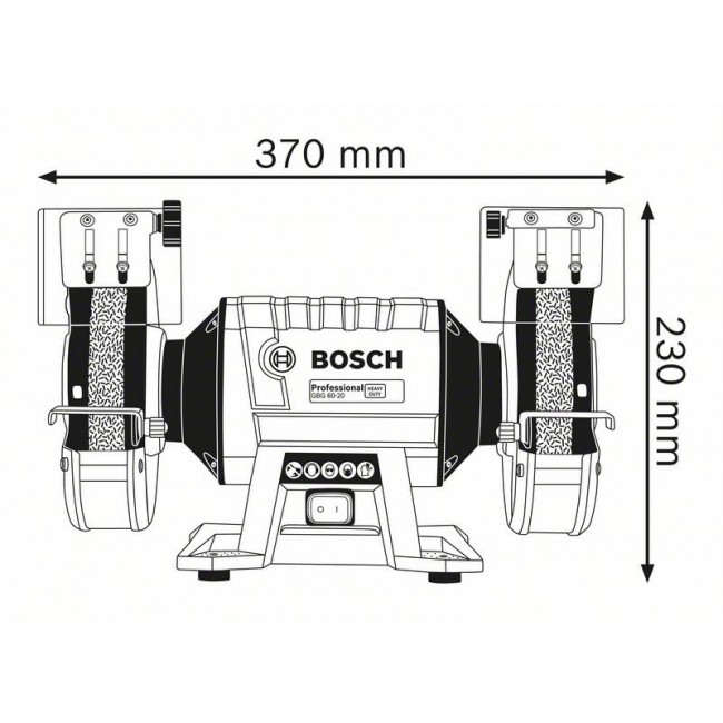 TABLE GRINDER FI 200/32 MM 600W GBG 60-20 BOSCH