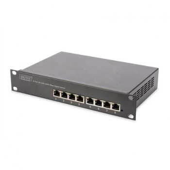 DIGITUS Switch 8-Port Gigabit Unmanaged schwarz