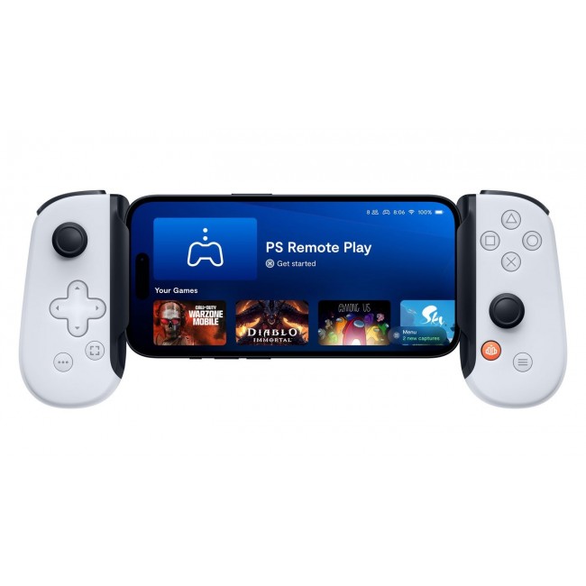 Backbone BB-51-P-WS Gaming Controller Grey, White USB Gamepad Playstation, Xbox Backbone BB-51-P-WS Gaming Controller Grey, White USB Gamepad Playstation, Xbox