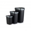 ROTHO Twist Silver - trash bin 50l