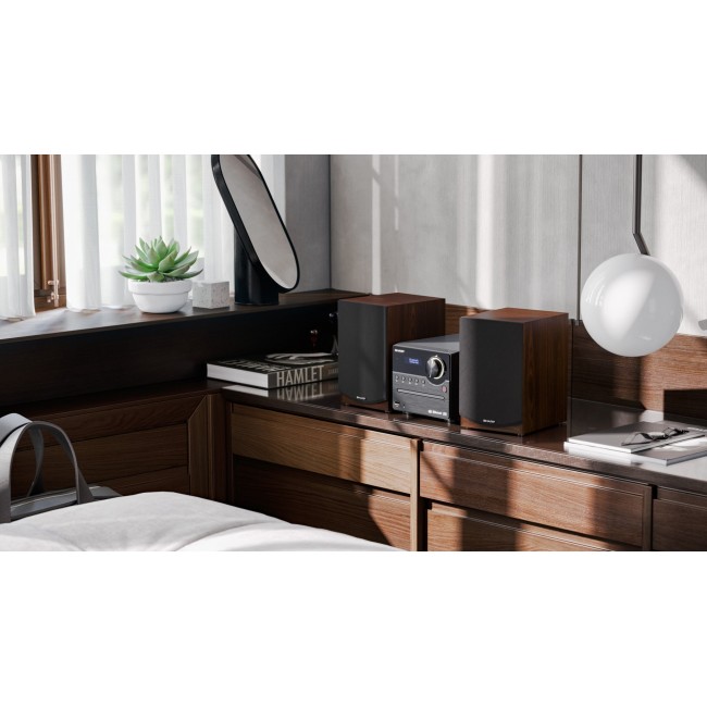 Sharp XL-B517D Home audio micro system 45 W Brown Sharp XL-B517D Home audio micro system 45 W Brown