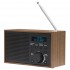 Denver DAB-46DARK GREY Internet Analog & digital Black, Brown