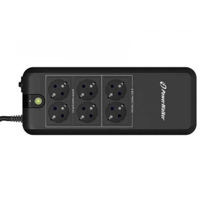 PowerWalker VFD 600 APFC FR uninterruptible power supply (UPS) Standby (Offline) 0.6 kVA 300 W 6 AC outlet(s) PowerWalker VFD 600 APFC FR uninterruptible power supply (UPS) Standby (Offline) 0.6 kVA 300 W 6 AC outlet(s)