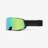 100% SNOWCRAFT Goggle winter sport goggles Black Unisex Green, Mirror, Turquoise Cylindrical(flat) lens