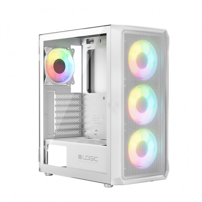 Logic PORTOS ARGB MINIDI USB 3.0 Case White Logic PORTOS ARGB MINIDI USB 3.0 Case White